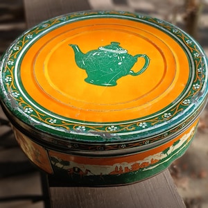 1930s Banquet Tea Tin Tea Box