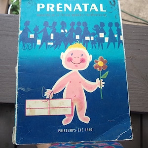 1960 French Baby Catalogue, Infant Clothing, Layette Items, Baby Illustrations