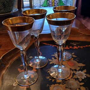 Retro Tiffin Franciscan Sherry/ Chablis Glasses
