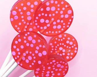 Strawberry 15ct Wild Fruit Lollipops with Holder