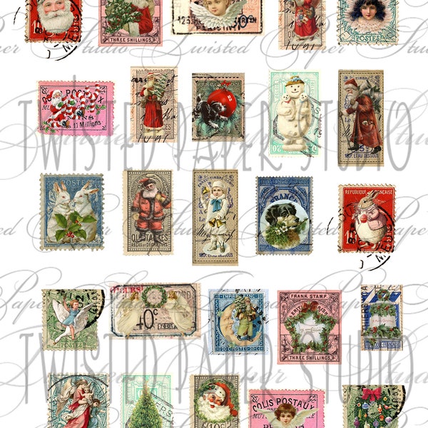 Sweet Candy Christmas Stamps