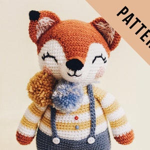 PATTERN: Felix the Fox | МАСТЕР КЛАСС- Лисенок Феликс