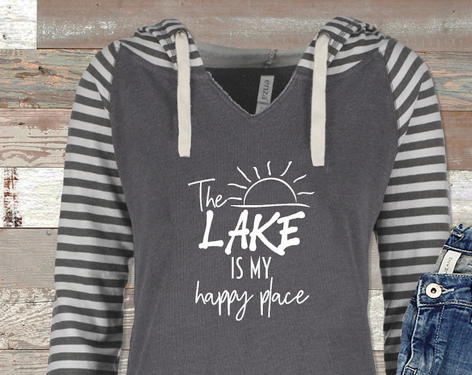 Music Is My Happy Place Hoodie, Music Is My Happy Place Sweatshirt, Music Sweatshirts For Men Women, Khika, XL
