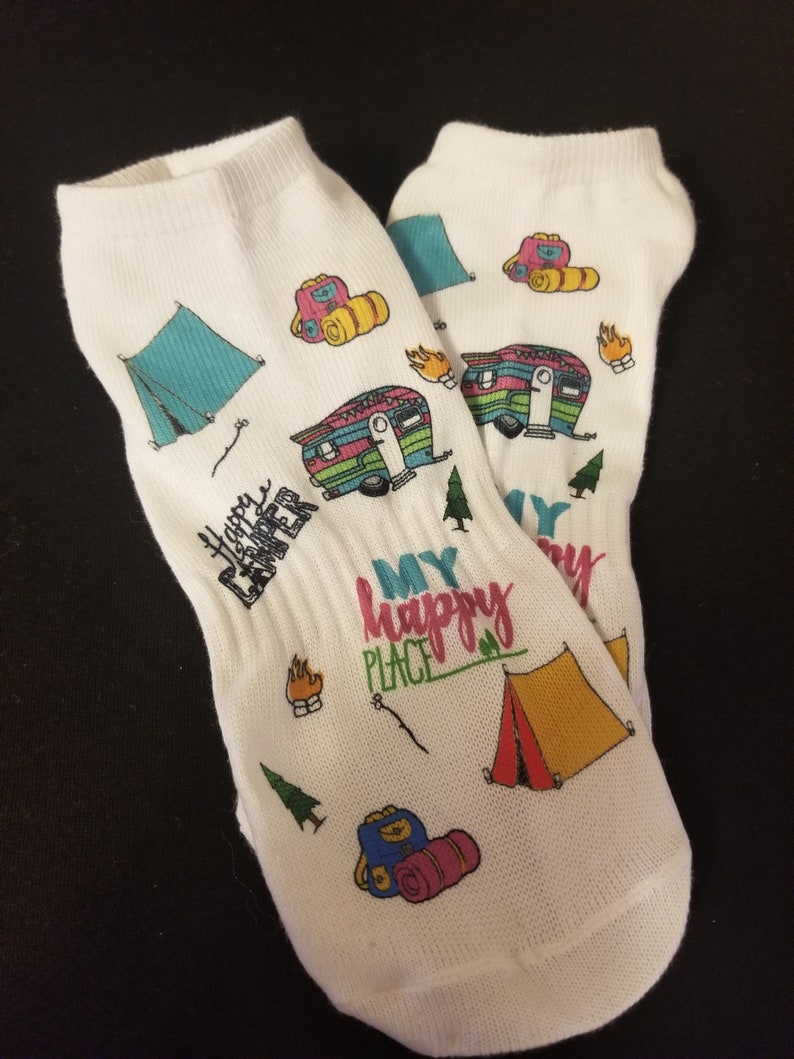 Camping Socks Novelty Socks for Adult and Youth Etsy