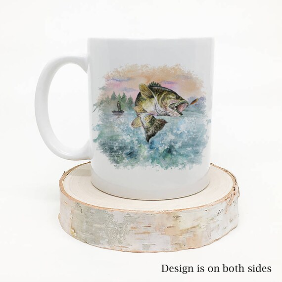 Fishing Coffee Mug Gift Personalized Name Fly Fishing Etsy