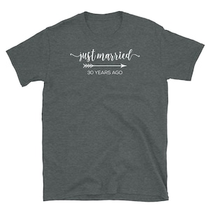 Celebrating 30 Years Anniversary T-shirt - 30 Years of Marriage