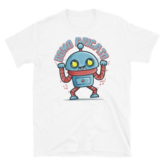 Japanese Pop Culture Retro 80s Music Robot Domo Arigato T-Shirt Japanese Pop Culture Retro 80s Music Robot Domo Arigato T-Shirt
