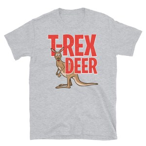 Wallaby Wallabies Kangaroo T-Rex Deer Dinosaur Short-Sleeve Unisex T-Shirt