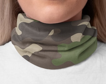 Military Camouflage Fatigues Version 03 Neck Gaiter