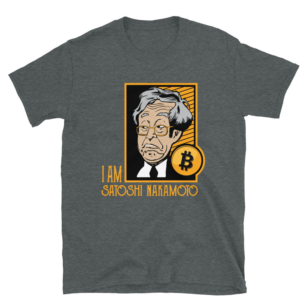 Crypto Satoshi Nakamoto Jack Dorsey Shiba Inu Bitcoin Cryptocurrency I Am Satoshi  Nakamoto Short-sleeve Unisex