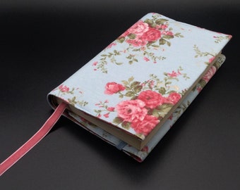 Handmade book cover Adjustable book cover Handmade notebook cover Fabric book cover Journal protector Book protector Fabric journal cover