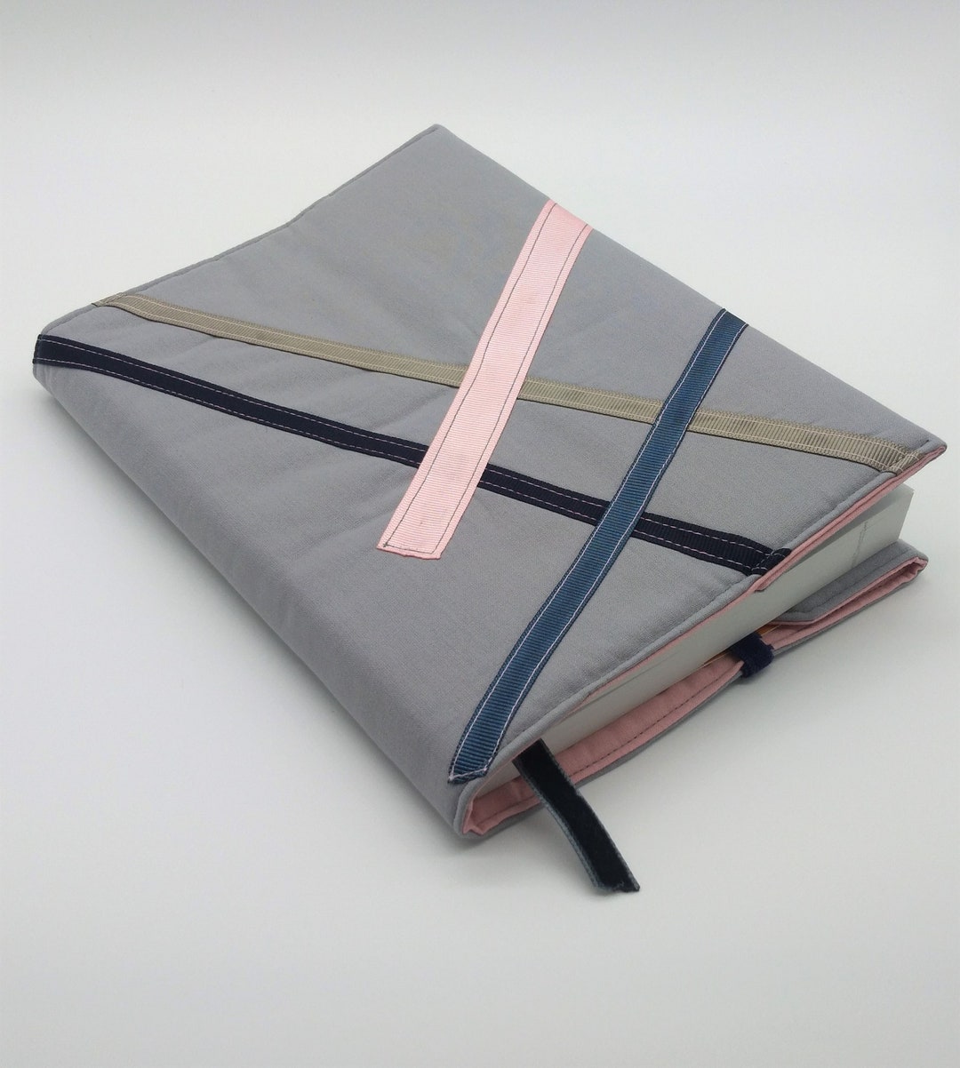 Handmade Book Cover Padded Book Cover Book Protector Jacket Etsy