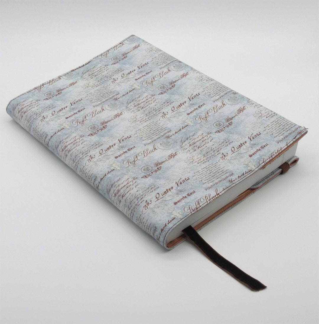 Handmade Book Cover Padded Book Cover Book Protector Jacket Etsy