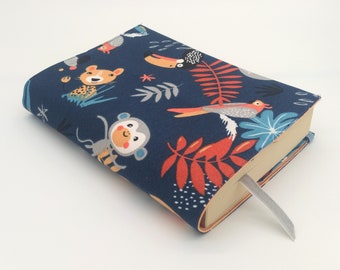 Child book cover Notebook protector Book reader gift Adjustable book cover Book protector Paperback book cover Gift for kids Notebook cover