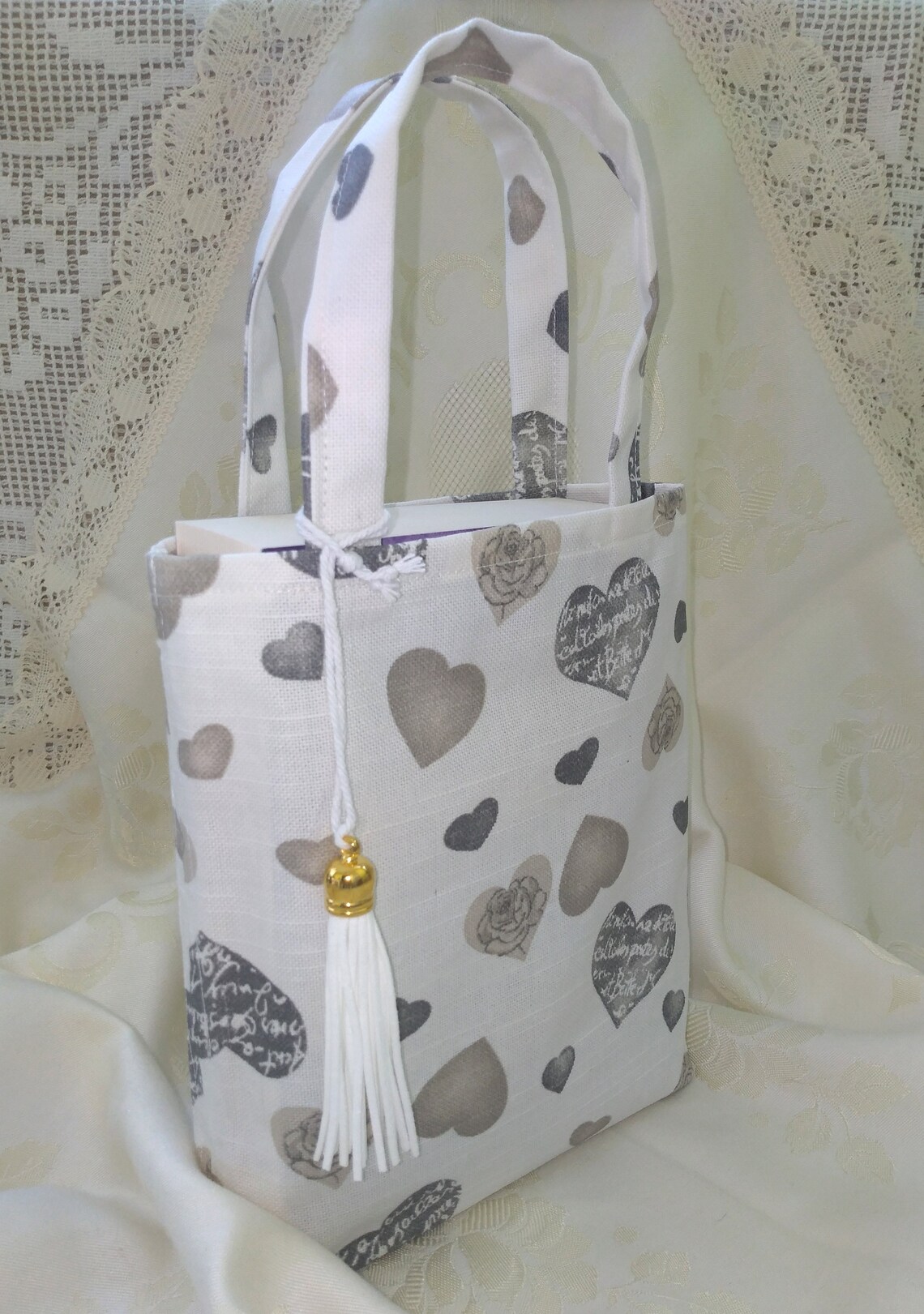 Handmade Book Carrier Book Carrying Case Small Book Bag Etsy