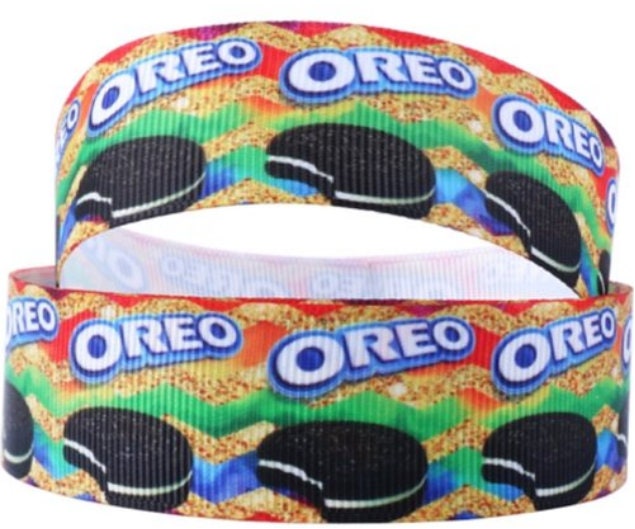 1 Oreo Cookie Grosgrain Ribbon Cookie Ribbon Pet Collar Etsy