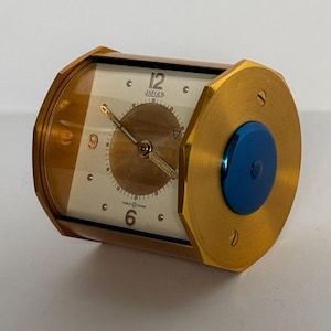 Jaeger-Lecoultre Desk Clock with Alarm, Circa 1950s