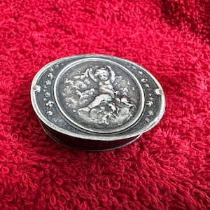 Antique silver box, marked H&C