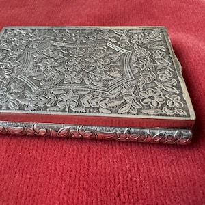 Silver Snuff Box, Sterling, Antique, Tobacco,