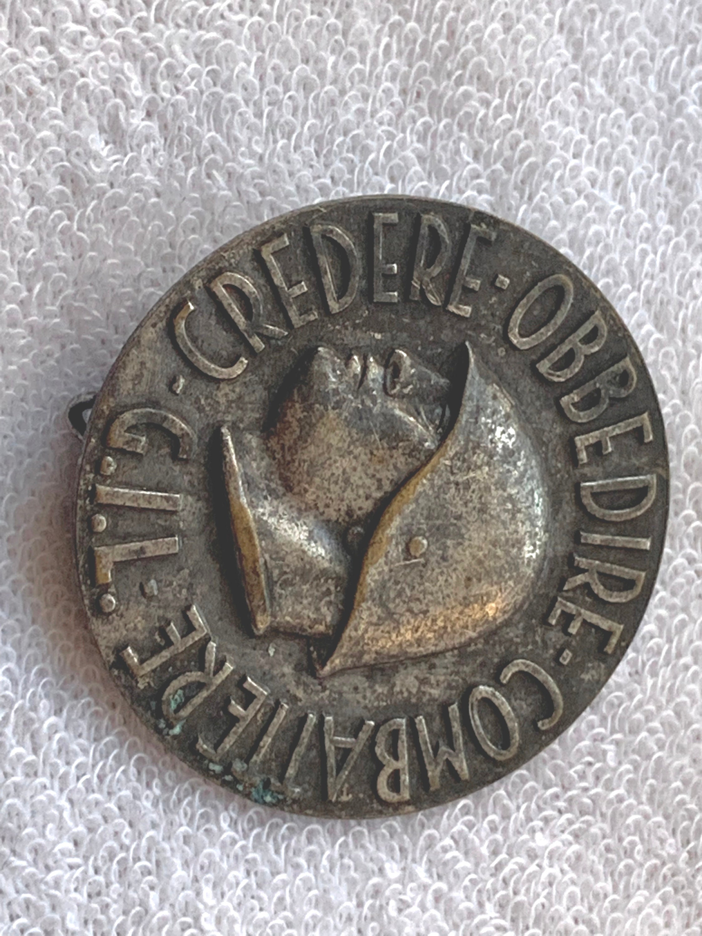 Vintage Medal CREDERE. OBBEDIRE. Combattere. G. I. L. Modello Etsy