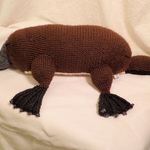 Phoebe the Platypus, Knit Softie Pattern image 2