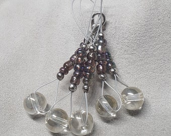 Assorted Stitch Marker Set (4 + progress keeper)