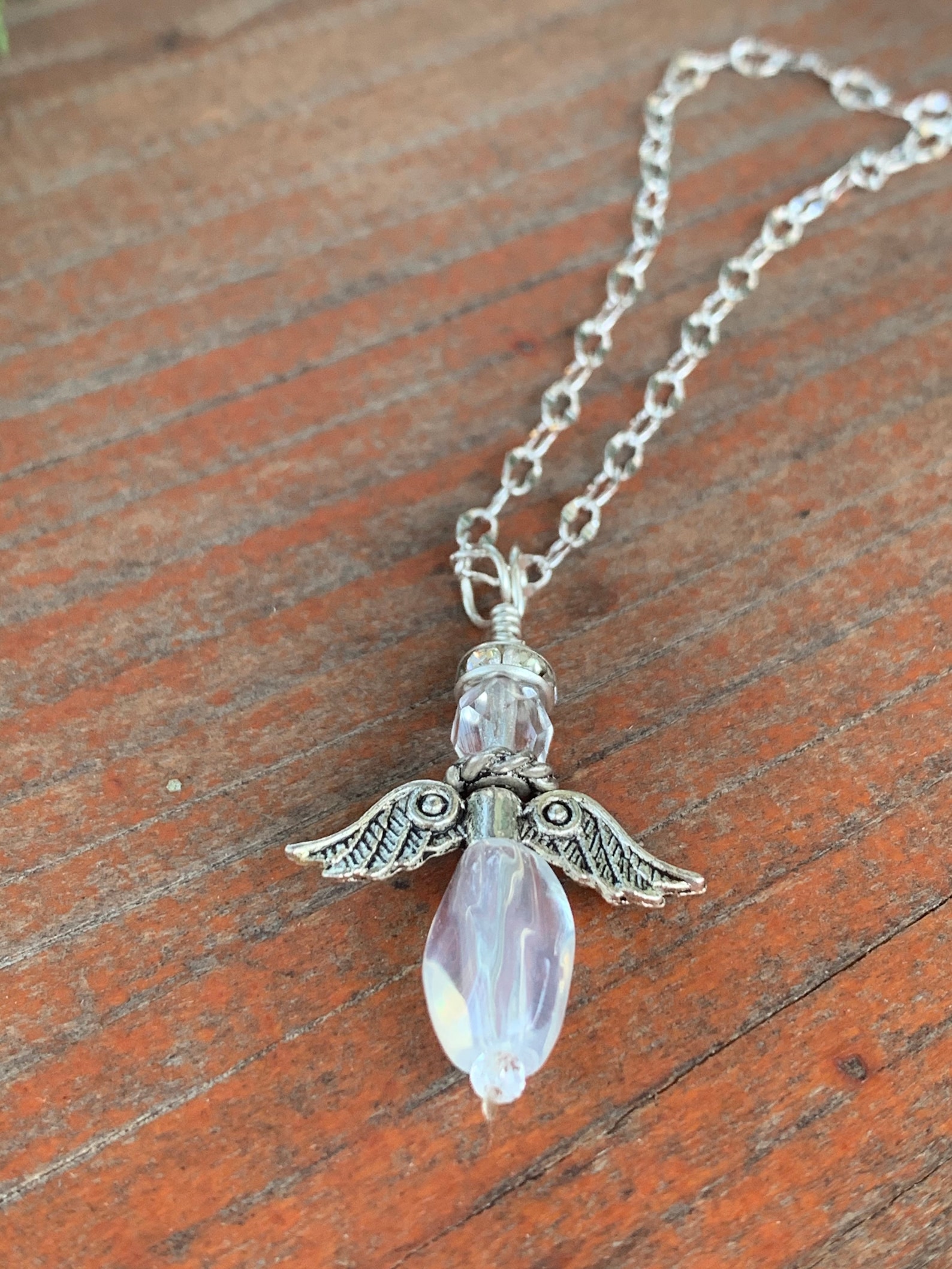 Angel necklace Etsy