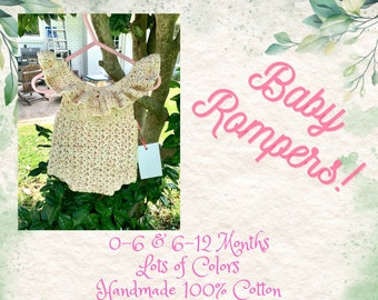 Crochet Handmade Baby Romper