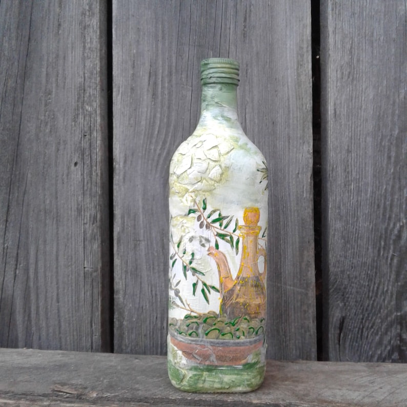 Olive Oil Dispenser Kitchen Decor Italian Olive Oil Bottle Vinegar