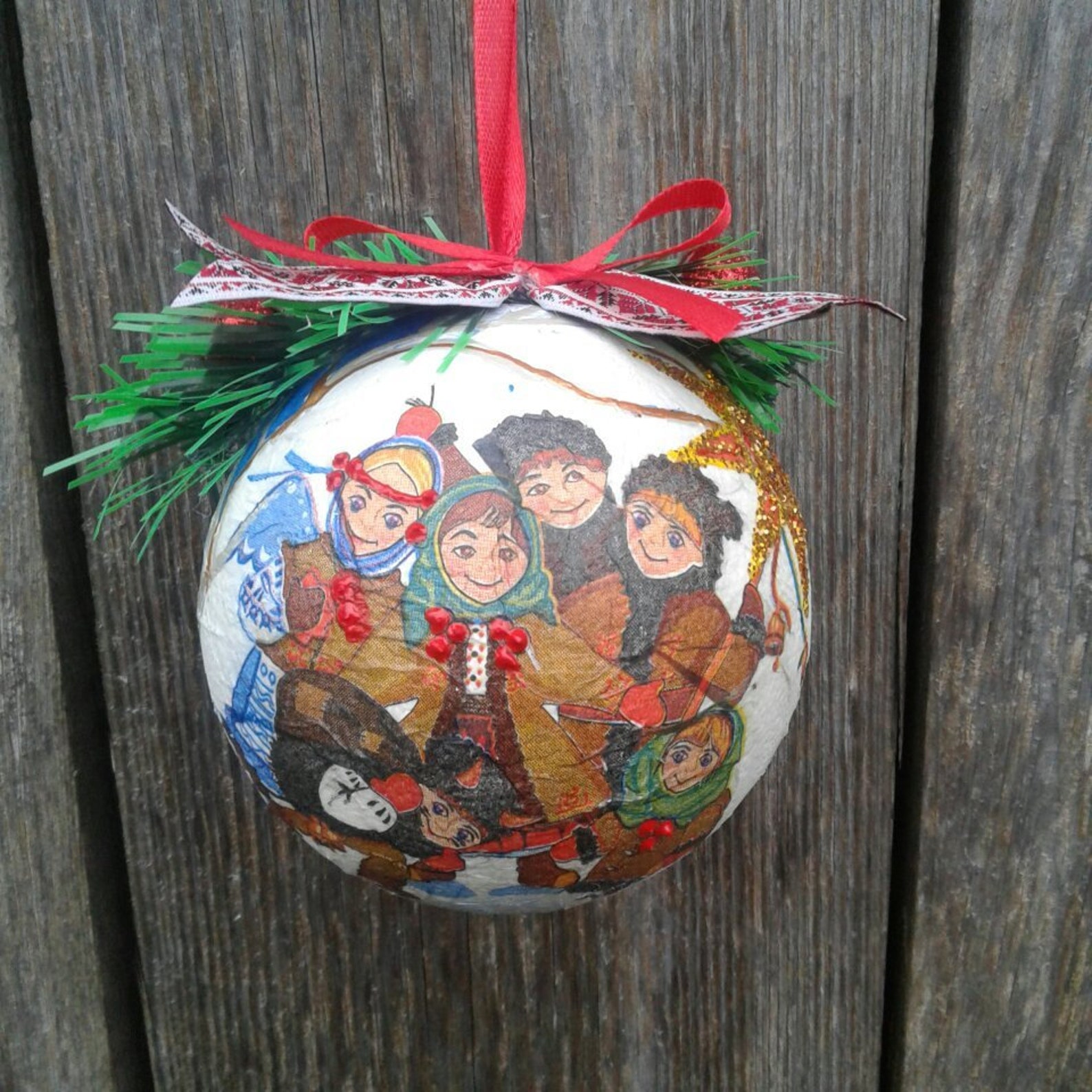 Ukrainian Christmas Ornaments Vertep Souvenir Folk Gift Ukraine