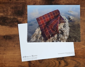 Postcards "Woven souvenir" A6 format, color printing on matte paper, crafts, crafts, crafts, weaving, tartan, braid