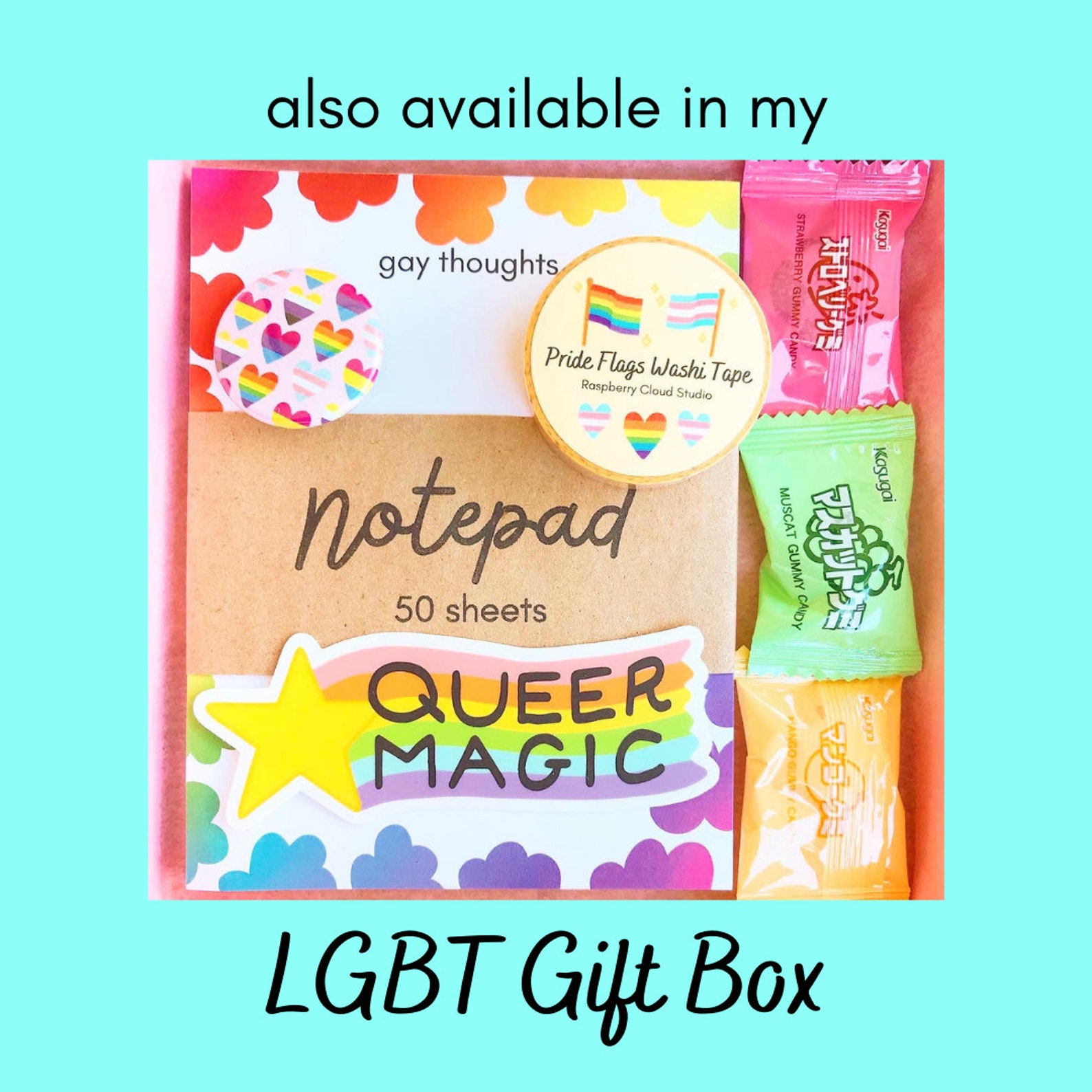 Queer Magic Sticker Rainbow LGBT Pride Vinyl Sticker Gay Etsy