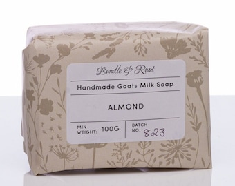 Goats Milk Soap with Almond