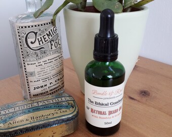 Natural Beard Oil - with Rosehip & Ginger