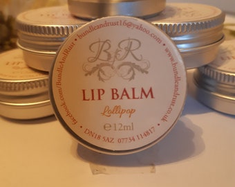 Lollipop lip balm