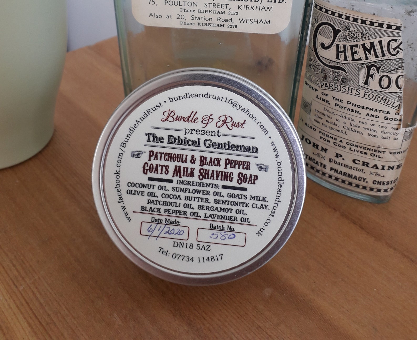 Goats Milk Shaving Soap With Patchouli & Black Pepper Etsy