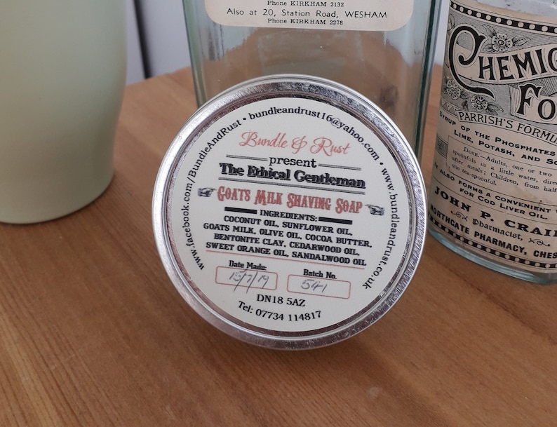 Goats Milk Shaving Soap Original Recipe Etsy