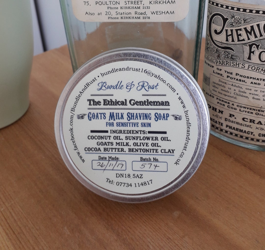 Goats Milk Shaving Soap for Sensitive Skin Etsy UK