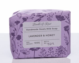 Goats Milk Soap with Lavender & Honey