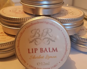Sherbet Lemon lip balm