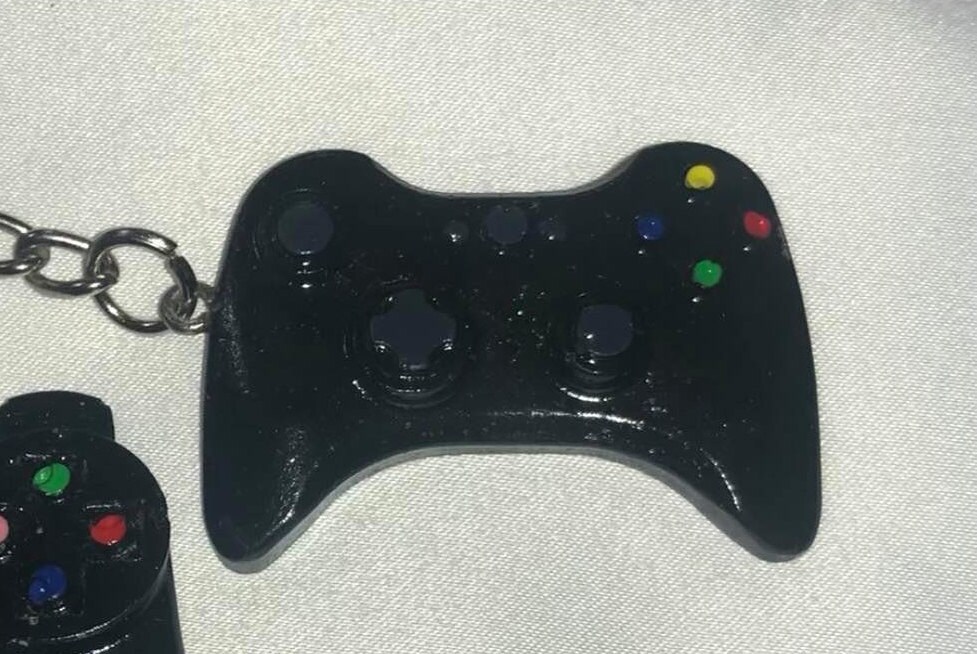 Video Game Controller Keychain Xbox Play Station Console Etsy