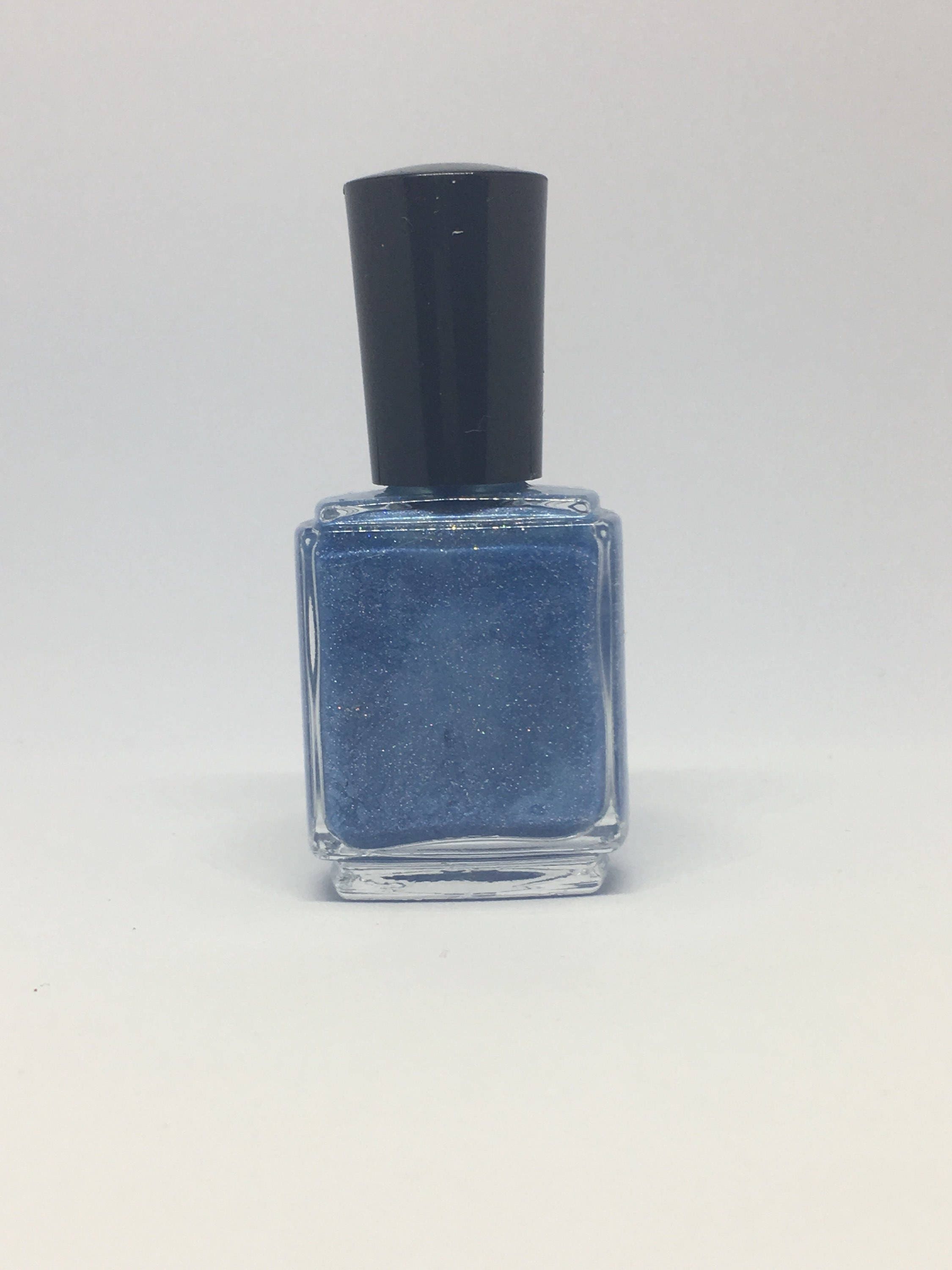 Cerulean Ice Blue Holographic Glitter Nail Polish. Vegan and | Etsy