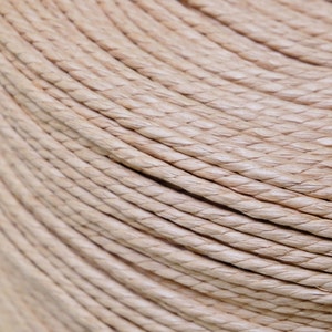 3mm Unlaced Genuine Danish Paper Cord | Natural | Seat weaving material for Danish/Mid Century Modern Furniture Design