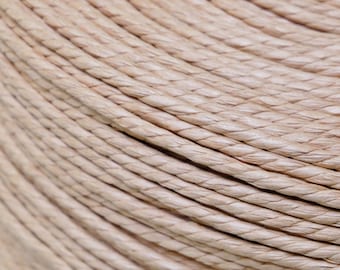 3mm Unlaced Genuine Danish Paper Cord | Natural | Seat weaving material for Danish/Mid Century Modern Furniture Design