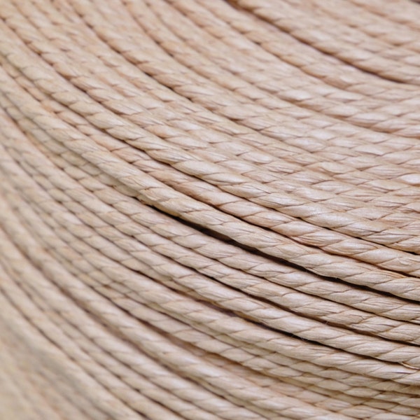 3mm Unlaced Genuine Danish Paper Cord | Natural | Seat weaving material for Danish/Mid Century Modern Furniture Design