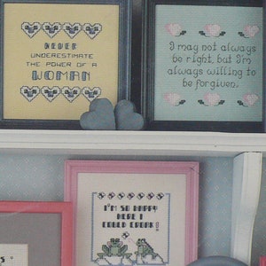 Ulotka Vintage Leisure Arts Cross Stitch nr 548 - Short and Sassy nr 2 - 1987