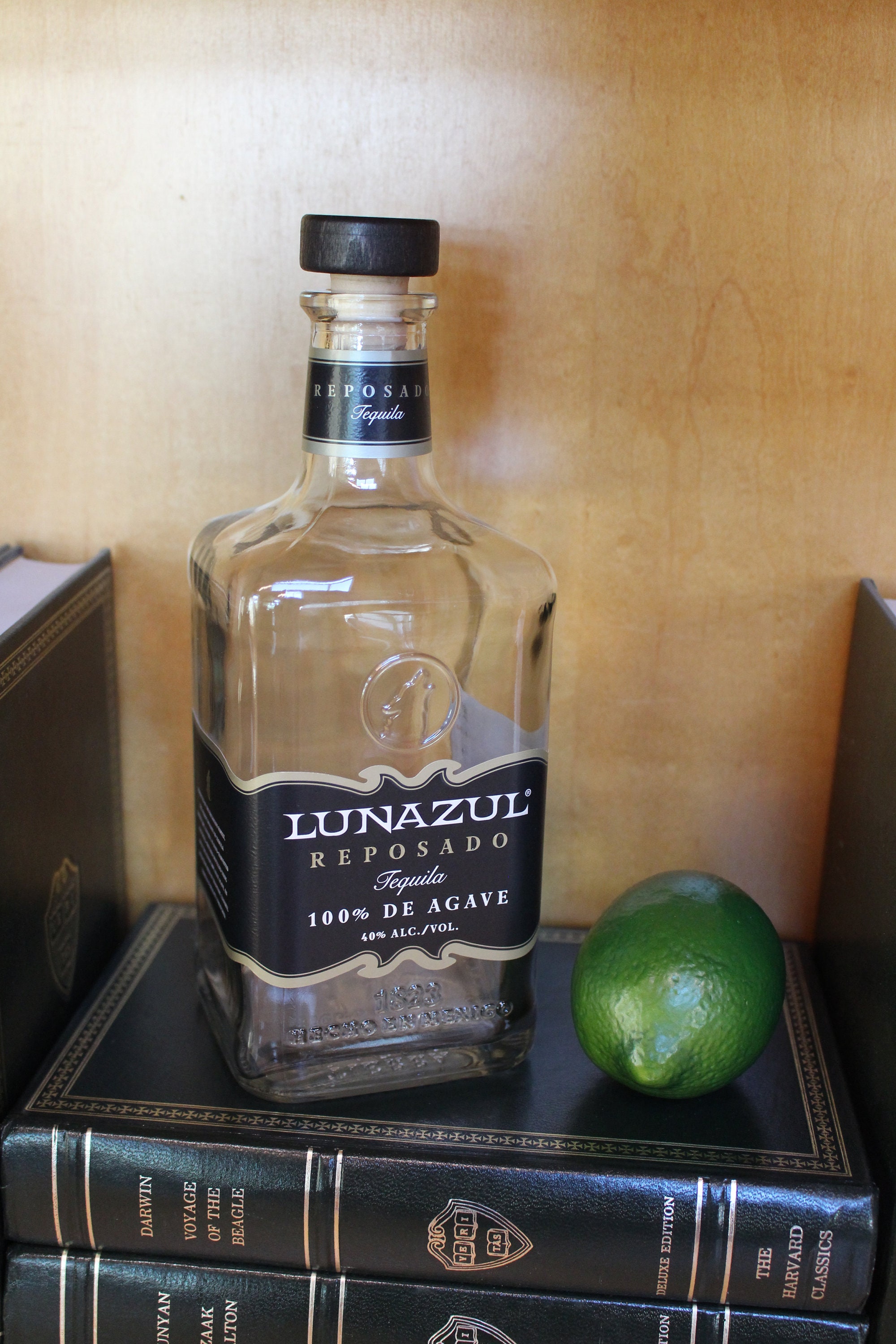 ONE 1 EMPTY 750 Ml Lunazul Reposado Agave Tequila Bottle Etsy