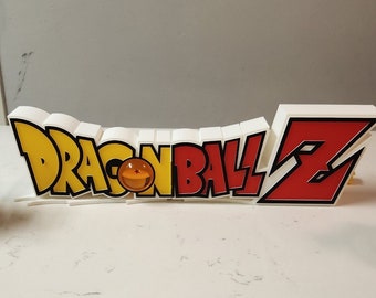 Dragon Ball Z 3D Display Stand: Anime Decor (free 42mm dragon ball)