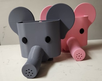 3D Printed Elephant Shower Toy: Waterspout Bath Toy