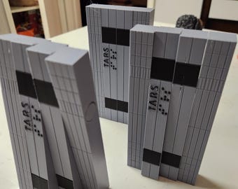 Interstellar TARS 3d printed in multicolor 3D from the 2014 movie